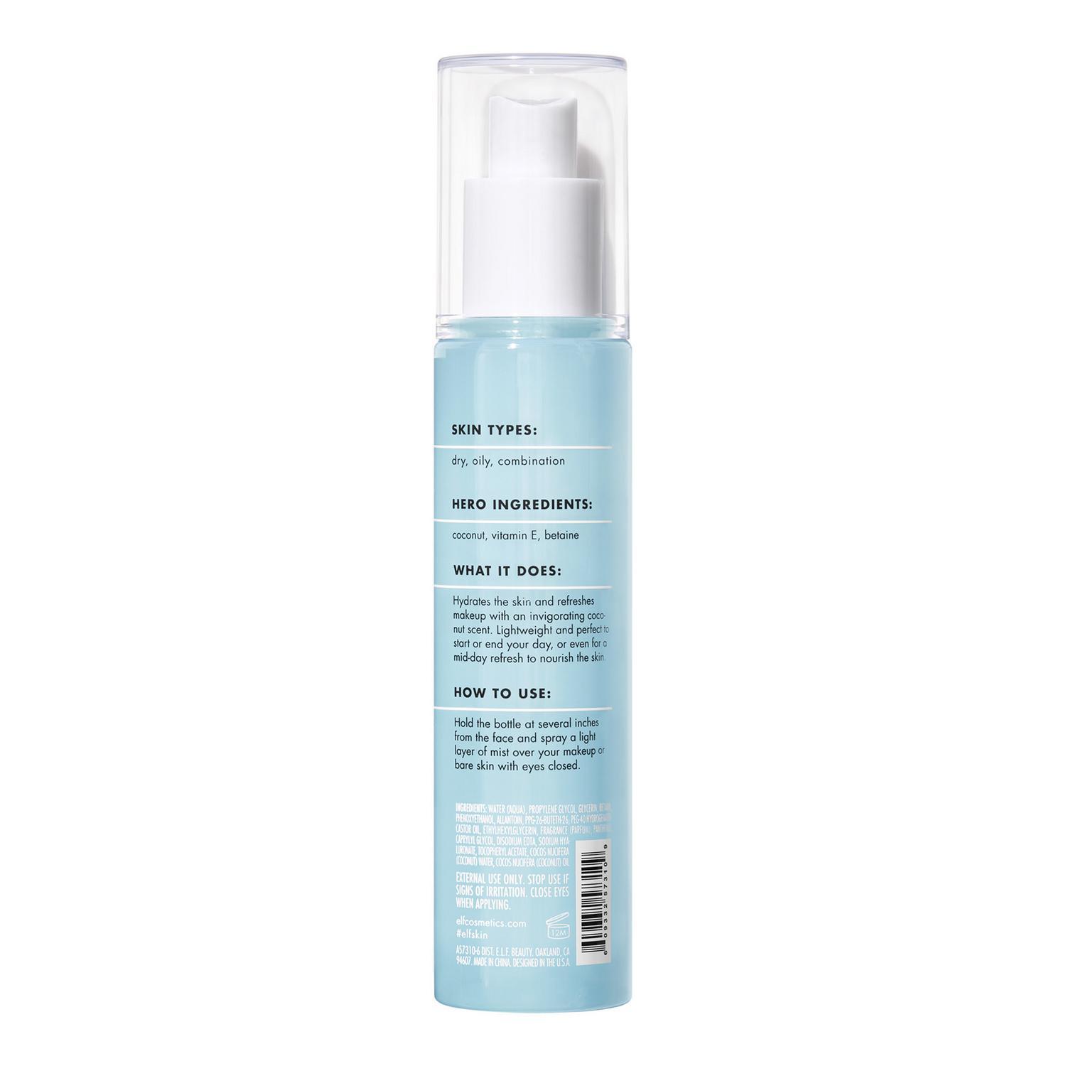 E.L.F. SKIN HOLY HYDRATION! HYDRATING COCONUT MIST (MIST FACIAL CON VITAMINAS)